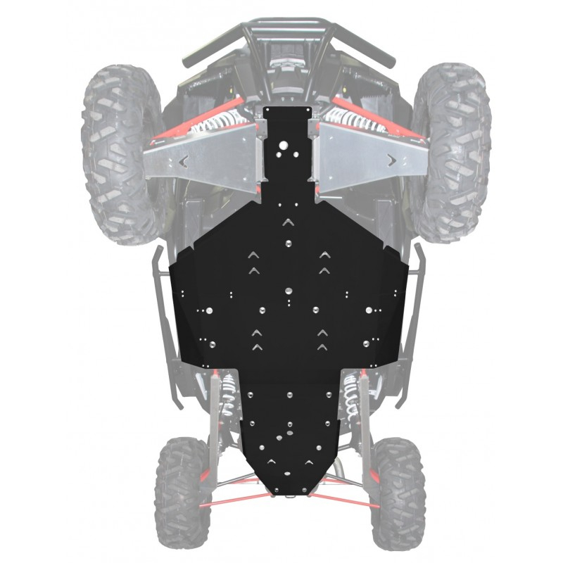 XRW PROT.CENTRAL  PHD SKID PLATE – RZR 1000 XP