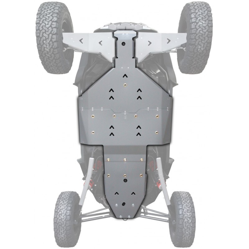 XRW SKID PLATES KIT ALU – POLARIS RZR TURBO S 2018