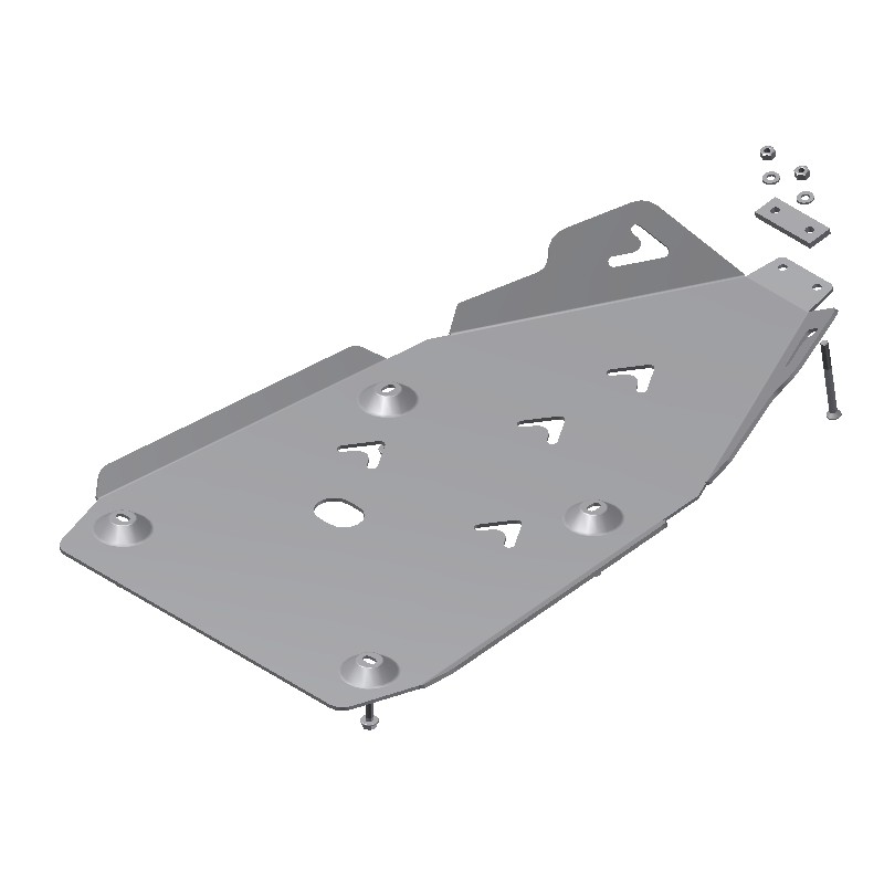 XRW SKID PLATE – 3mm – KAWASAKI KFX 700