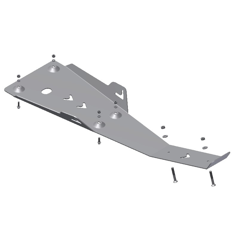 XRW SKID PLATE – 3mm – CAN-AM DS 650