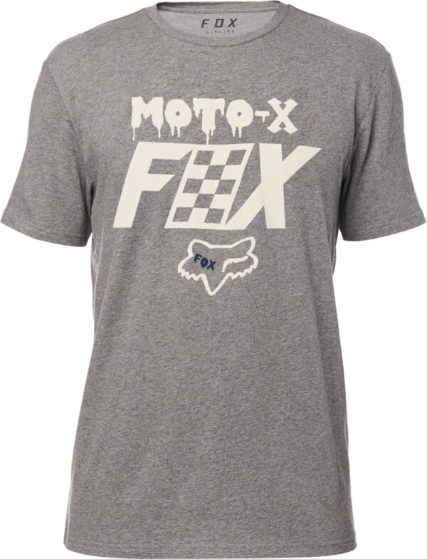 FOX Czar Ss Airline Tee  -M, Heather Dark Grey, LFS18F