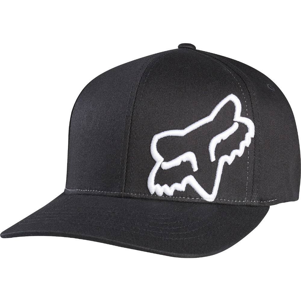 FOX Flex 45 Flexfit Hat  -S/M, Black/White, LFS