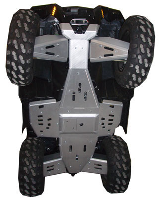 Ricochet ATV Polaris XP550/850 2009-19, Skidplate set with floorboard plates