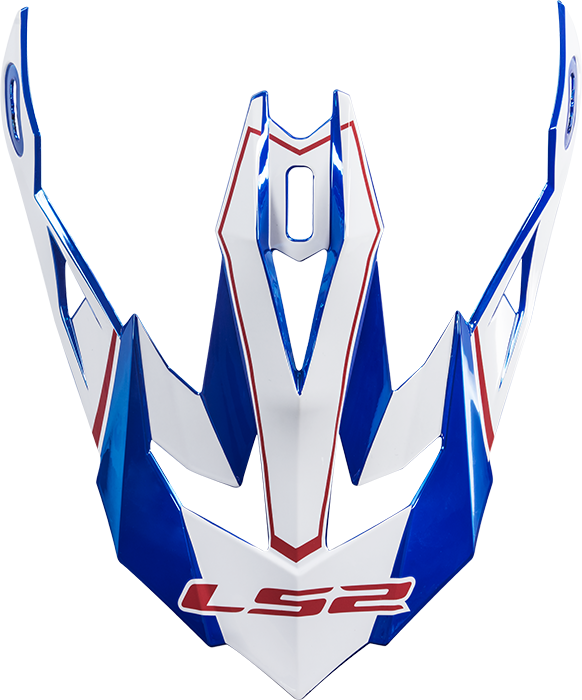 LS2 PEAK MX470 POWER CHROME BLUE