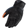 LS2 AIR RAPTOR MAN GLOVES DARK BLUE H-V ORANGE L - Image 2