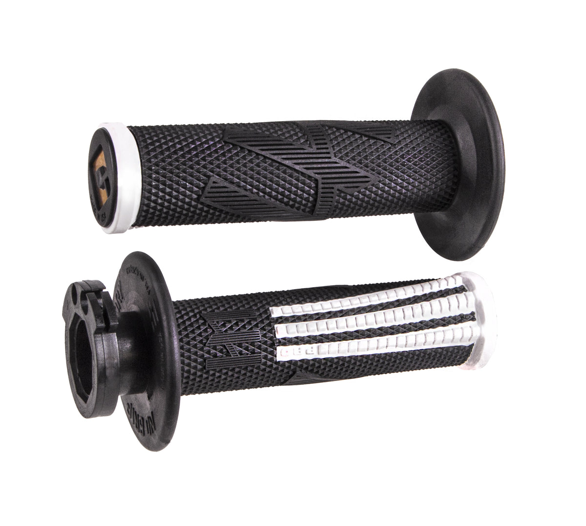 ODI GRIPS PRO MX Lock-on v2 EMIG 4-Stroke Black/White