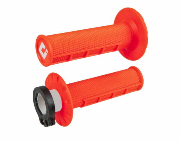 ODI GRIPS MX Lock-on v2 Half-Waffle FLO Orange