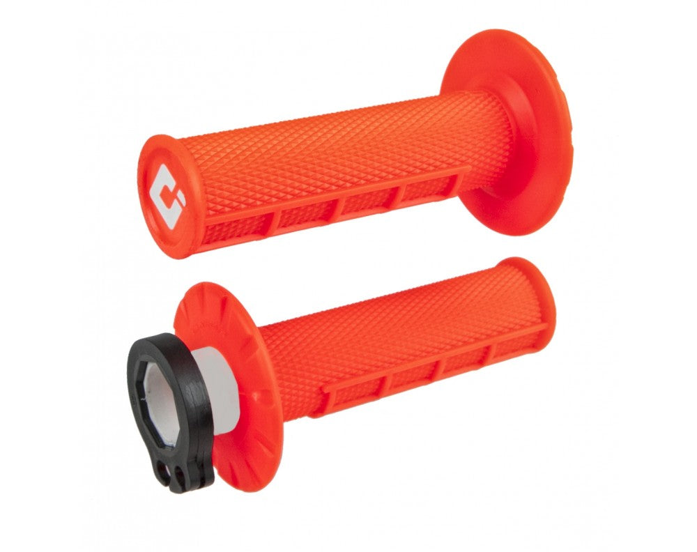 ODI GRIPS MX Lock-on v2 Half-Waffle FLO Orange