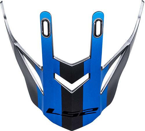 LS2 PEAK MX436 QUARTERBACK MATT TITANIUM BLUE