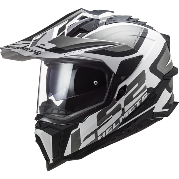 LS2 MX701 EXPLORER ALTER MATT BLACK WHITE-06 3XL