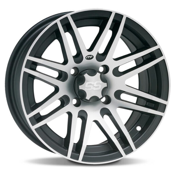 ITP SS316 14x7 (5+2) Machined/Black 4x110