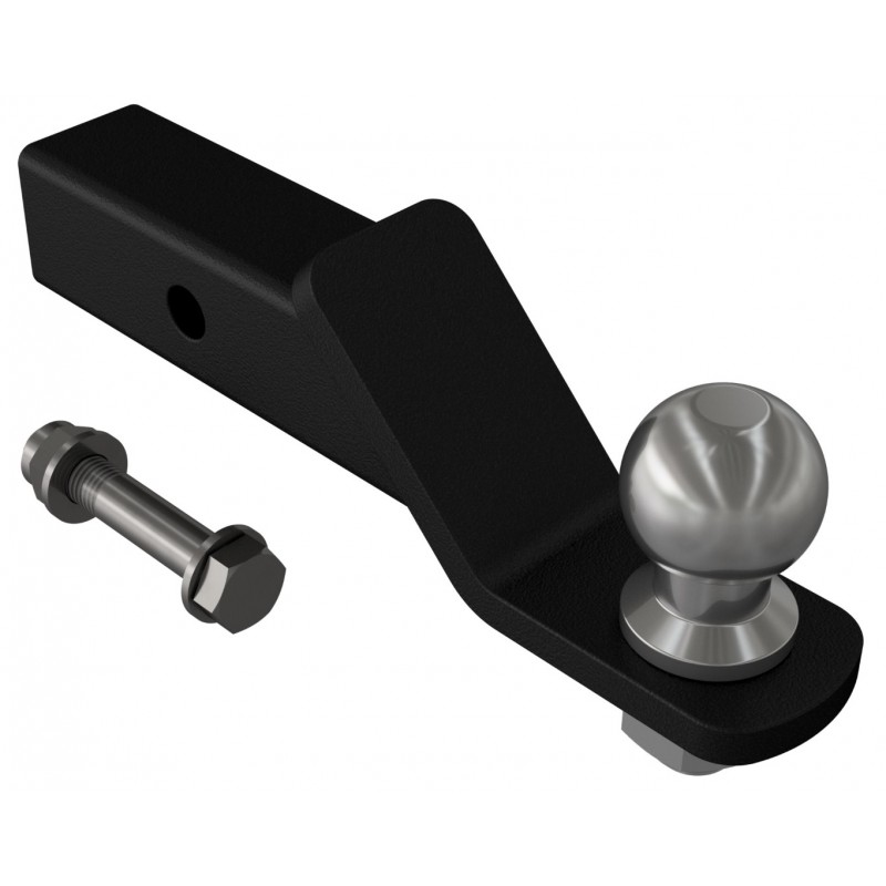 XRW TRAILER HITCH BALL MOUNT STL BLACK